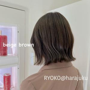 【担当RYOKO】beige brown - W(ワット)原宿店掲載