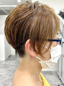 【RATIO 国分寺 渡邊陽平】刈り上げ白髪ぼかしベリショ3 - RATIO HAIR DESIGN掲載