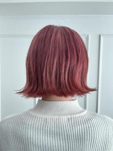 チェリーピンクボブ - Hair studio Olive 心斎橋店掲載