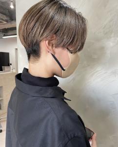 メンズ風ショート　ブリーチ　ショートヘア - Flag Hair 西通り店掲載