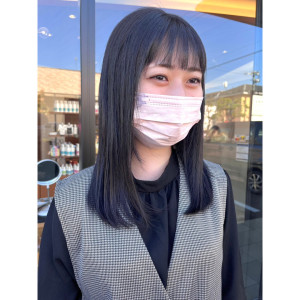 髪質改善ダークパープル/ミディアム/SARA@ウリュ - SARA Beauty Sight 志免店掲載