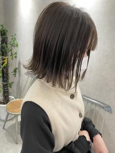 外ハネボブ×ショコラブラウン - BOND by tetote 三宮元町 Aujua認定サロン掲載