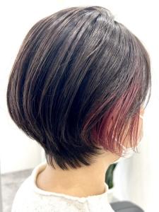 【RATIO 国分寺 渡邊陽平】レッドイヤリングショート！2 - RATIO HAIR DESIGN掲載