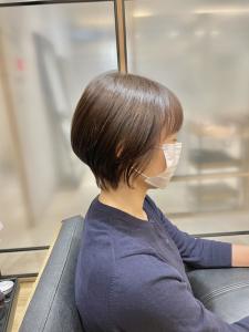 【篠原】大人世代向け丸みショートボブ - PORT掲載