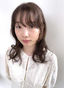 大人可愛い20代30代40代小顔ミディアムレイヤー★山之内 - SARA Beauty Sight 志免店掲載
