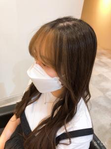 フロントインナーカラー - :ideal心斎橋店 ～髪質改善・白髪染め・ヘッドスパ～掲載