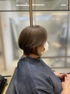 【篠原】大人世代向け白髪ぼかし×ショート - PORT掲載