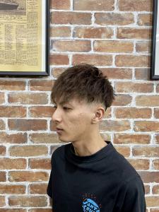 ソフトで柔らかめなツイストスパイラルパーマ×ミドルフェード - Cut＆Color smile 夢野店掲載
