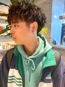 ツイストスパイラルパーマ×ツーブロック - Men's Salon bloc掲載