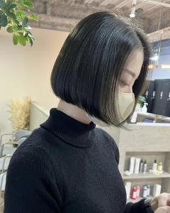 前下がりボブ☆カーキグレージュ - Flag Hair 西通り店掲載