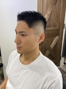 ベリショ　ソフモヒ　3mmバリカン　フェード風 - ドルクス日本橋掲載