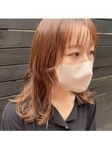 ブリーチなしピンクベージュ - hair lounge ungu掲載