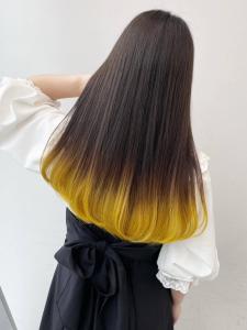 イエローグラデーション - siesta by amble luxe 池袋【シエスタ バイ アンブルリュクス】掲載