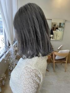 《mallow style》パープルグレイ - mallow*花屋併設の美容院*掲載