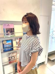 大人可愛い20代30代40代外/顔まわり/外ハネボブ - YUCCA掲載