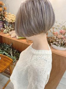 《mallow style》ミルクティーベージュ - mallow*花屋併設の美容院*掲載