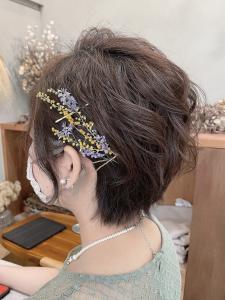 《mallow style》ショートセット~ミモザ~ - mallow*花屋併設の美容院*掲載