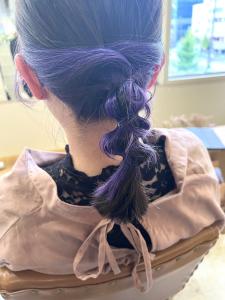 《mallow style》インナーカラー/ディープパープル - mallow*花屋併設の美容院*掲載