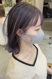 《mallow style》冬カラー/パープルアッシュカラー - mallow*花屋併設の美容院*掲載