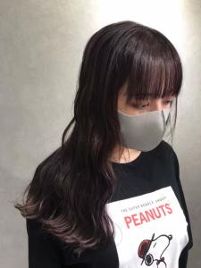 20代30代40代くせ毛風パーマ　ディープパープル透明感小顔 - ブロッサムひばりヶ丘店掲載