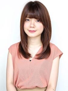 ツヤツヤのストレートピンクベージュ - hair make flencia掲載