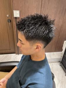 無造作ラフフェード - ヘアーモードキクチ 三越前店掲載