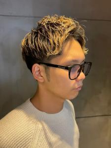メッシュ　ツーブロック　アップバング - Hair salon for Men idea掲載