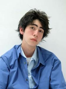 スパイラルパーマ　黒髪　アップバング - Hair salon for Men idea掲載