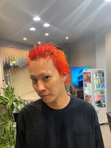 ビビッドなオレンジカラー - Danny kobe hair salon掲載