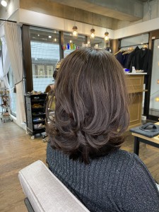 2WAY外ハネロブ・グレージュカラー - HAIR&MAKE STUDIO MIMURO掲載