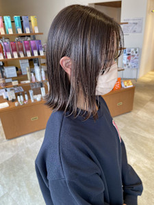 20代大人可愛い外はねハイライトボブ☆山之内 - SARA Beauty Sight 志免店掲載