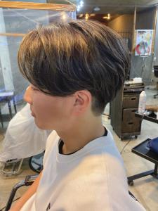 【松戸BULL】メンズセンターパート×ハイライトカラー - Clement Salon Bull掲載