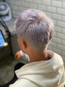 ベリーショート×ホワイトシルバー - MEN'S SALON alfRed 平針店掲載