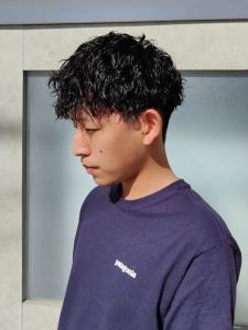 束感ツイスパスタイル　ツーブロック　マッシュパーマ - MEN'S SALON alfRed 平針店掲載