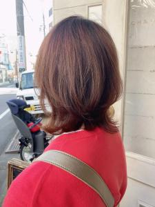 大人ガーリーなくびれ外ハネボブミディヘア梅ヶ丘美容室 - CHAINON掲載