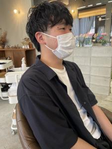 【オフィス男子必見】癖っ毛風メンズパーマ - mallow*花屋併設の美容院*掲載