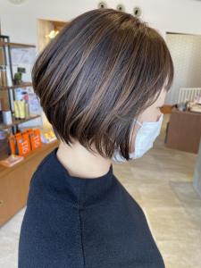 30代大人可愛い丸みショート☆山之内 - SARA Beauty Sight 志免店掲載
