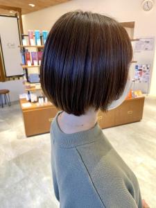 伸ばしかけもオシャレに☆髪質改善ボブ☆山之内 - SARA Beauty Sight 志免店掲載