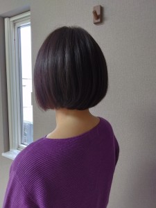 ピンク系の艶ボブ - oto.美容室掲載