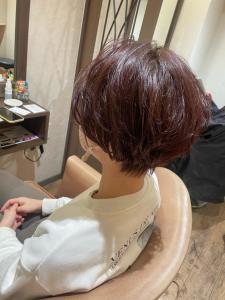 【Luccica】ふわふわショート × カシスピンク - Luccica hair&spa掲載