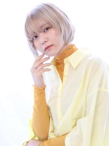 ハイトーンボブ×大人ボブ×シースルーバング×20代30代 - hair+resort valentine掲載