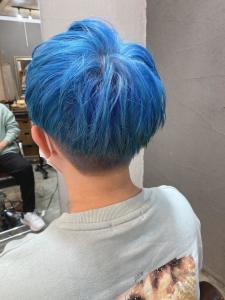 【松戸BULL】Ｍen'sマッシュ×スカイブルーアースカラー - Clement Salon Bull掲載
