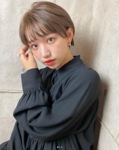 三軒茶屋_レディース_ブラウン_ミルクティ_ベージュ_カット - HAIR & MAKE EARTH 三軒茶屋店掲載