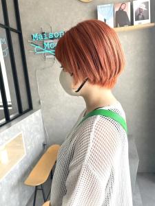 アプリコットオレンジ◎マッシュショート - mood kanazawa掲載