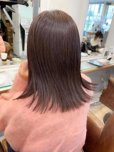 艶髪 切りっぱなしミディアム ラベンダーベージュ【横浜】w - Neolive aim 横浜店掲載