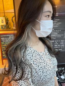 【Luccica】イヤリングカラー × ペールホワイト - Luccica hair&spa掲載