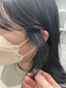 インナーブルー/透明感カラー/顔まわり/大人可愛いい - shell立川【白髪ぼかし/ハイライト/髪質改善/縮毛矯正/ショート】掲載