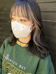 インナーカラー×シルバーベージュ - hair lounge ungu掲載