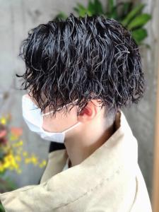 ツイストスパイラル×束感ツーブロックマッシュパーマ - MEN'S SALON alfRed 平針店掲載