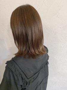 さり気ない動きのある柔らか【カーキグレージュ】 - ameri love hair掲載